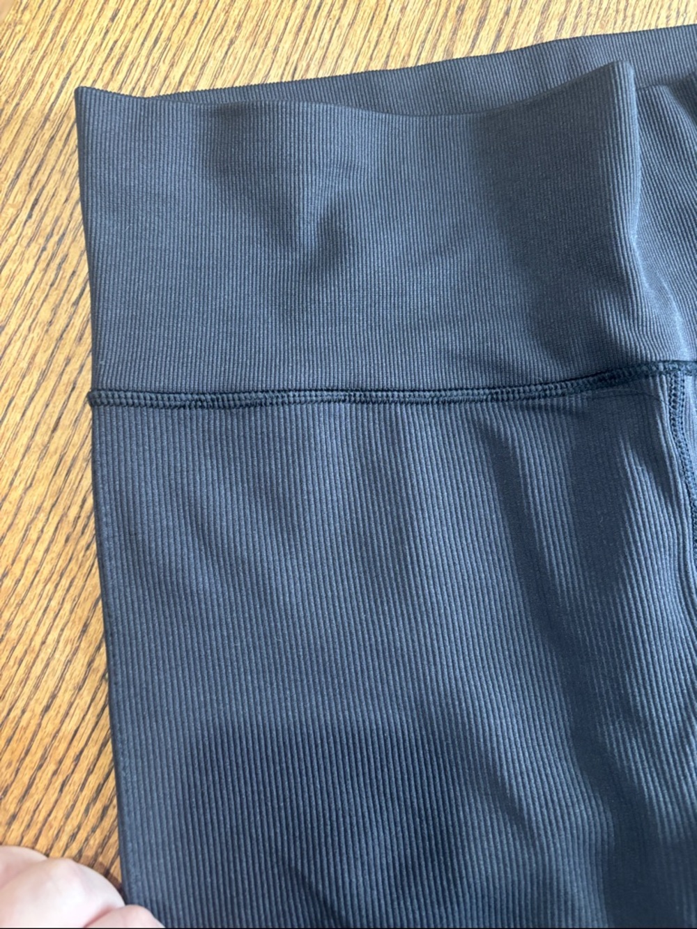 DSG Black Ribbed Leggings - Picture 5 of 6